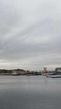 Verticel Timelapse of  the coast of western Norway