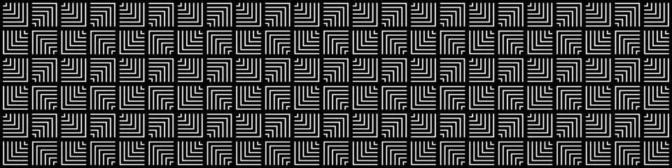 Dark black geometric grid background. Modern dark abstract vector texture.