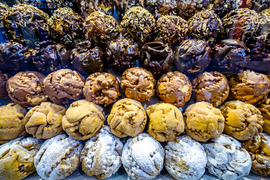 typical dessert in austria - closeup