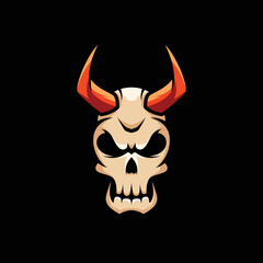 Skull Mascot Design