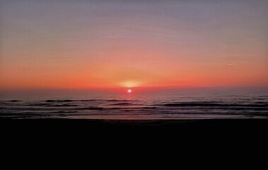 Obraz premium sunset over the sea