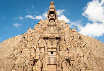Monumento a la Patria .(Monument to the Fatherland) located on Paseo Montejo. Merida, Yucatan,...