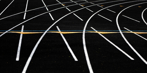 track and field lines