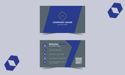 Unique business card design .