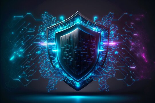 Digital Data And Cyber Security Protection Concept Technology. Identity Authorized Access To Cyber Attack. Generative AI