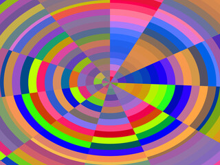 Obraz premium Round shapes, circles, lights, round forms, abstract background