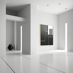 modern minimalistic enterior