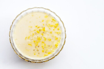 Sweet corn with sago in sweet coconut milk