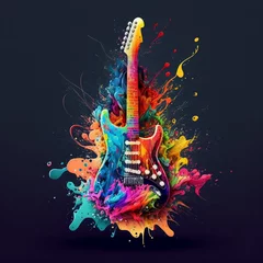 Poster guitar and music © Vitaliy Siromenko