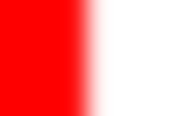 Abstract white half red blurred vertical gradient background texture. Colorful smooth banner template. Easy editable illustration with no transparency used for display product, advertisement, websites