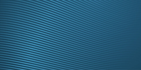Abstract background of wavy lines in blue colors