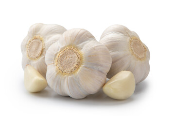 garlic glove isolated on a white background