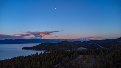 Colorful Mountain Range in Montana, USA