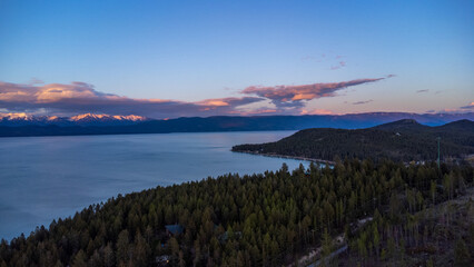 Colorful Mountain Range in Montana, USA