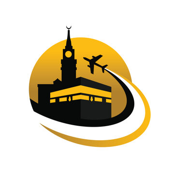 Hajj and umroh travel logo