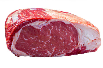 Red Raw Steak Sirloin against