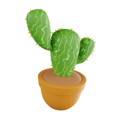 3D Cactus Plant