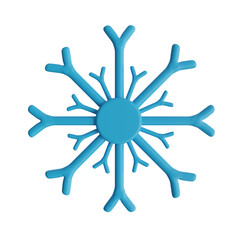 Snowflake 3D Illustration