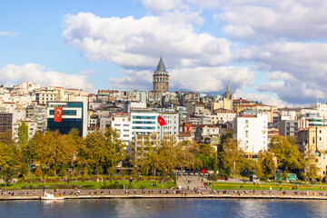 Istanbul Bosporus strait beautiful views Turkey