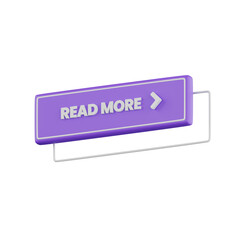 Read More Button 3D Illustration
