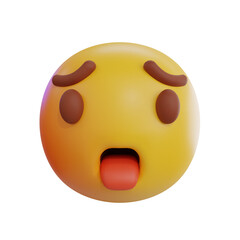 Shocked 3D Emoji