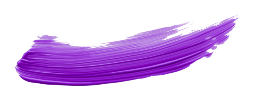 purple brush isolated on transparent background purple watercolor,png.