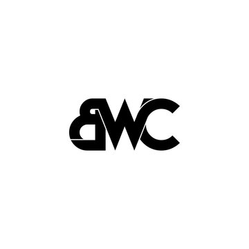 bwc initial letter monogram logo design