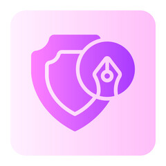 shield gradient icon