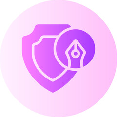 shield gradient icon