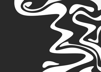 Minimalist background with cute wavy lines pattern and with some copy space area