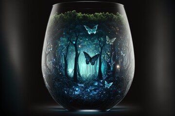 realistic fairy tale abstract drink