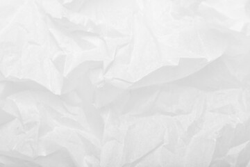 White baking paper as background, closeup
