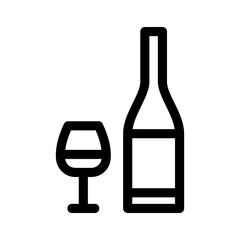 alcohol icon or logo isolated sign symbol vector illustration - high quality black style vector icons