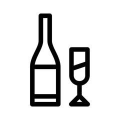 alcohol icon or logo isolated sign symbol vector illustration - high quality black style vector icons