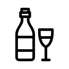 alcohol icon or logo isolated sign symbol vector illustration - high quality black style vector icons