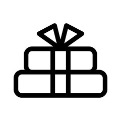 Fototapeta premium gift icon or logo isolated sign symbol vector illustration - high quality black style vector icons