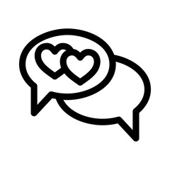 chat bubble icon or logo isolated sign symbol vector illustration - high quality black style vector icons