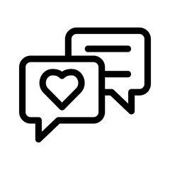 Fototapeta premium chat bubble icon or logo isolated sign symbol vector illustration - high quality black style vector icons