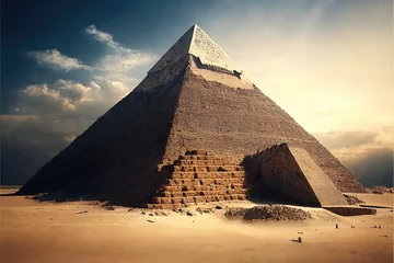 Foto op Canvas Pyramids of Anciant Age. Genarative AI © CREATIVE STOCK