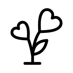 flower icon or logo isolated sign symbol vector illustration - high quality black style vector icons