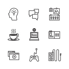 Illustration of various ways to get ideas