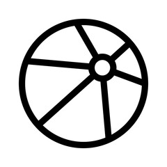 Obraz premium ball icon or logo isolated sign symbol vector illustration - high quality black style vector icons