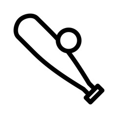 baseball bats icon or logo isolated sign symbol vector illustration - high quality black style vector icons