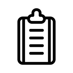 Obraz premium clipboard icon or logo isolated sign symbol vector illustration - high quality black style vector icons