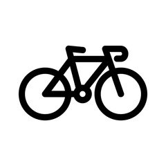 Fototapeta premium cycling icon or logo isolated sign symbol vector illustration - high quality black style vector icons