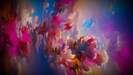 abstract watercolor colorfull sky background, 4k abstract design
