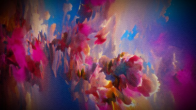 abstract watercolor colorfull sky background, 4k abstract design