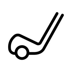 golf icon or logo isolated sign symbol vector illustration - high quality black style vector icons