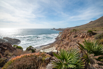 The Natural Maritime-Terrestrial Park of Cabo de Gata-Níjar is a Spanish protected natural area located in the province of Almería, Andalusia.
