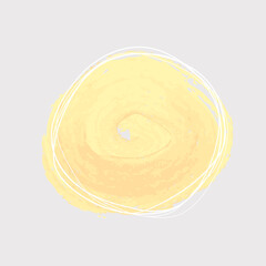 Abstract minimalistic hand painted. modern art isolated vector graphic. Hand drawn vector illustration.
